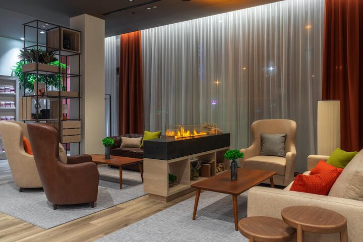 Lobby sitting area