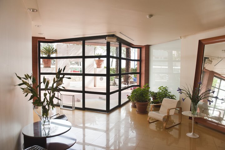 Interior entrance