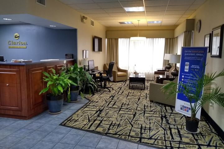 Lobby sitting area