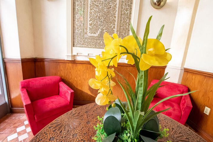 Lobby sitting area