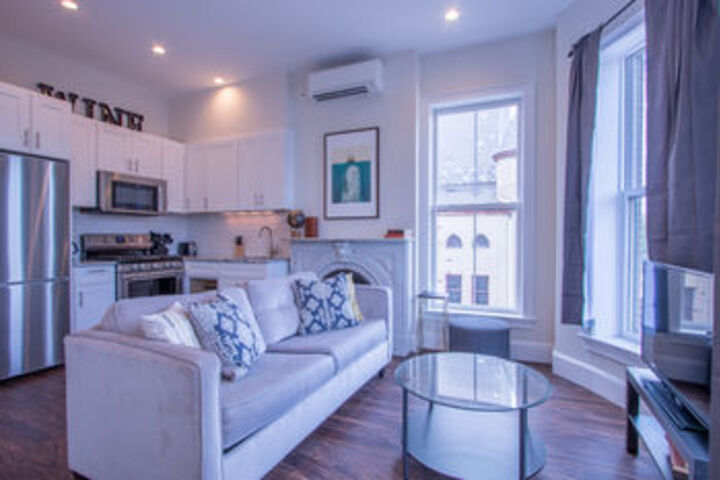 Exterior of Sunny 1Br in South End by Sonder