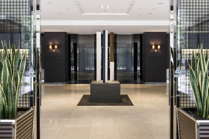 Interior entrance