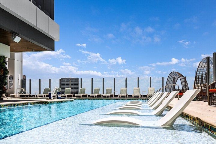 Rooftop pool