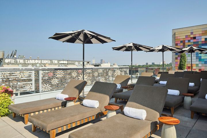 Rooftop pool