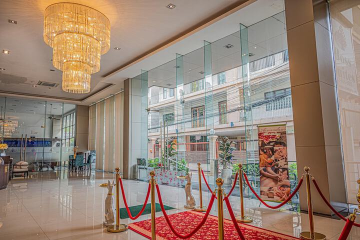 Interior entrance