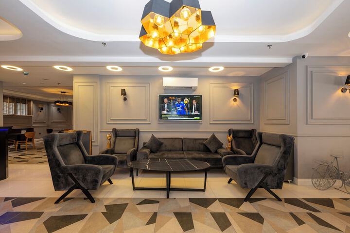 Lobby sitting area