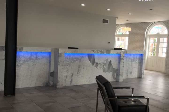 Interior entrance