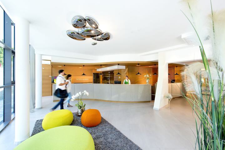 Interior entrance