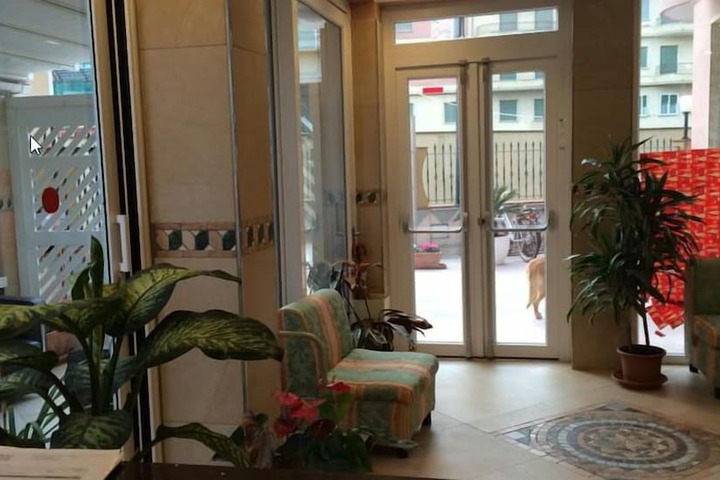 Interior entrance