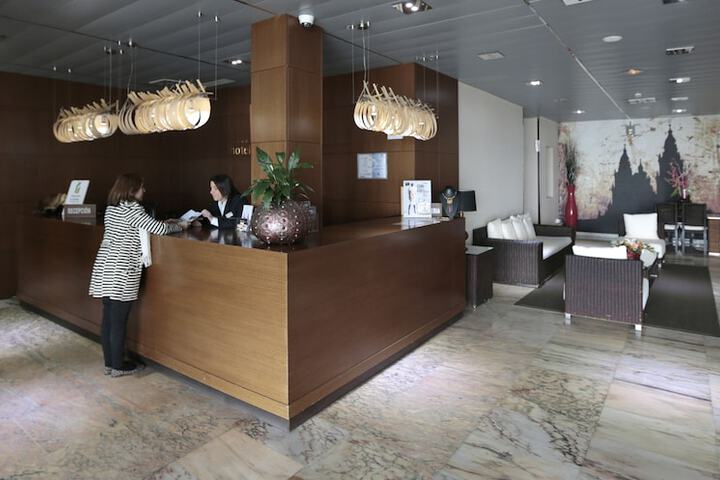 Interior entrance