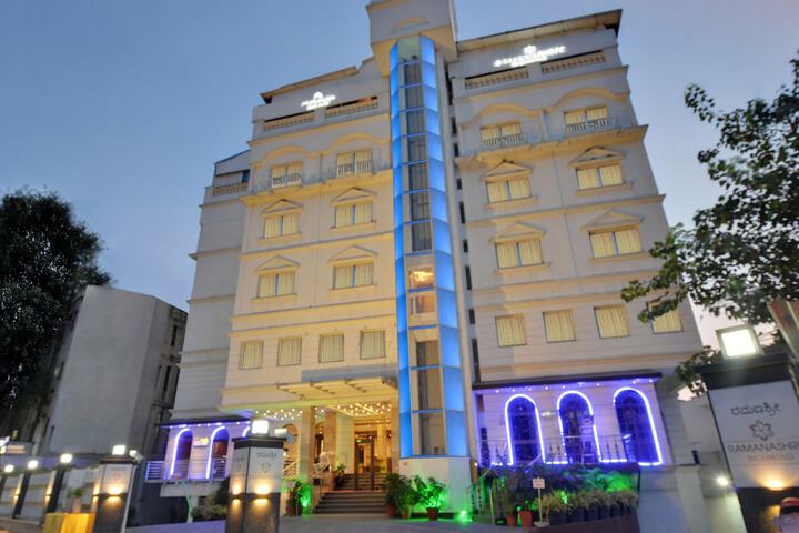 Front of property - evening/night