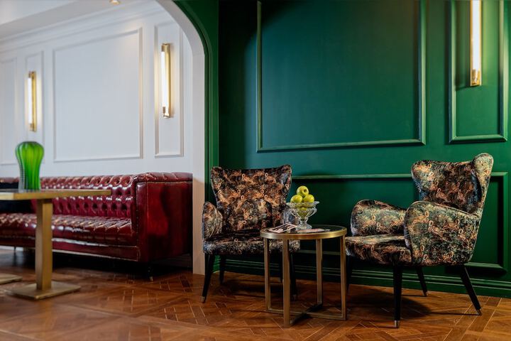 Lobby sitting area