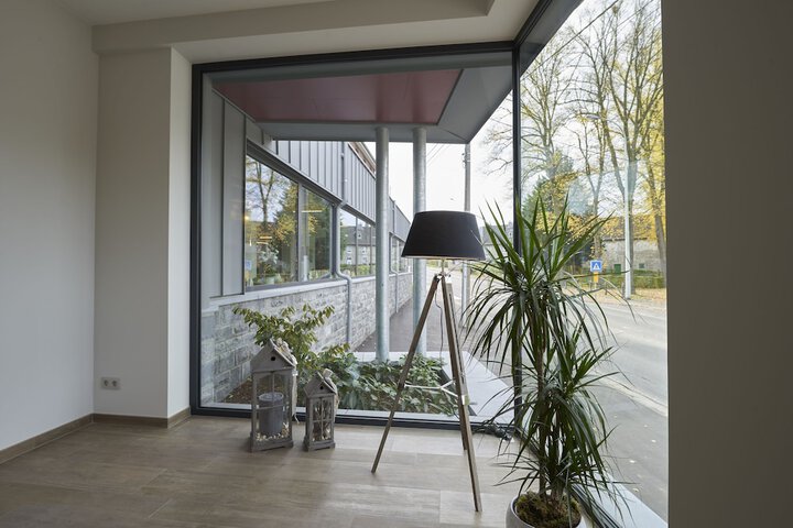 Interior entrance