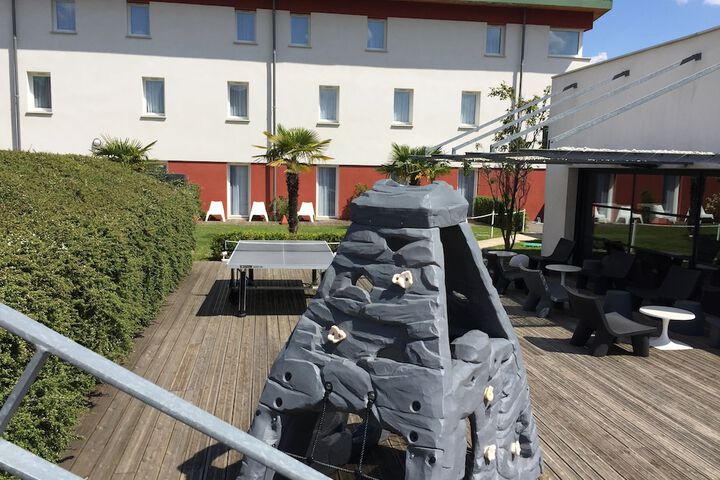 Outdoor rock climbing