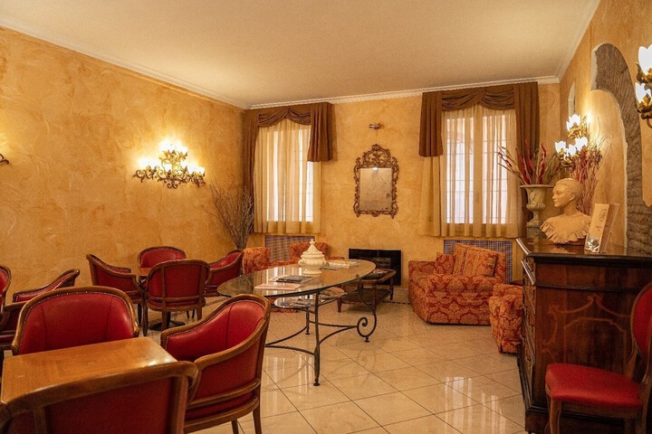 Lobby sitting area