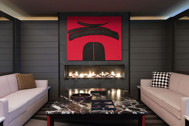 Lobby sitting area