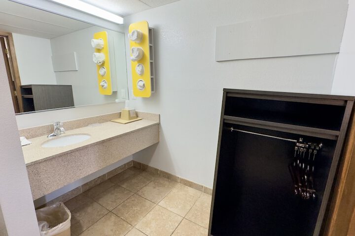 1 Queen Bed | Mobility Accessible Tub Micfridg (1 of 11)