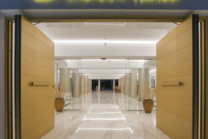 Interior entrance