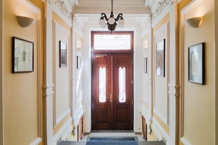 Interior entrance