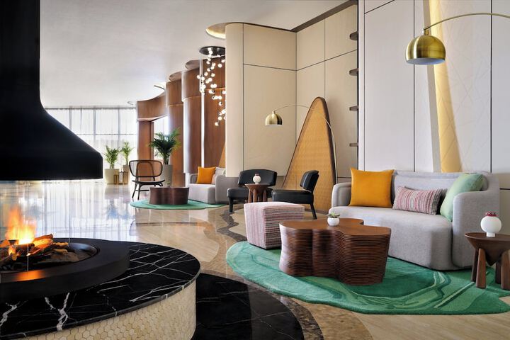 Lobby sitting area