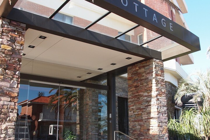 Interior entrance