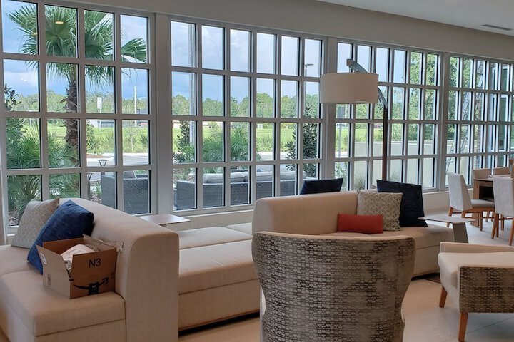 Lobby sitting area