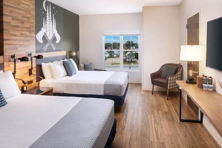 2 Queen Beds