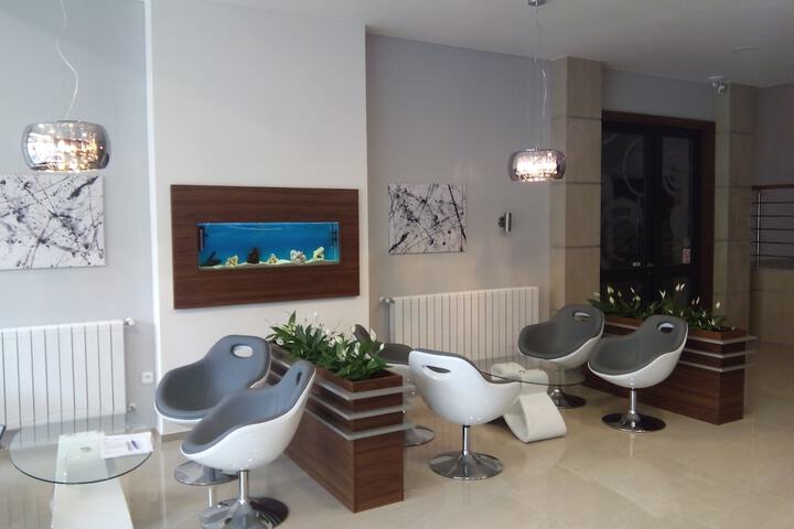 Lobby sitting area
