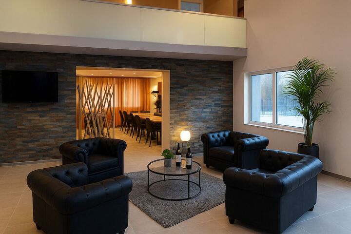 Lobby sitting area