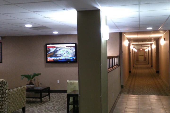 Interior entrance