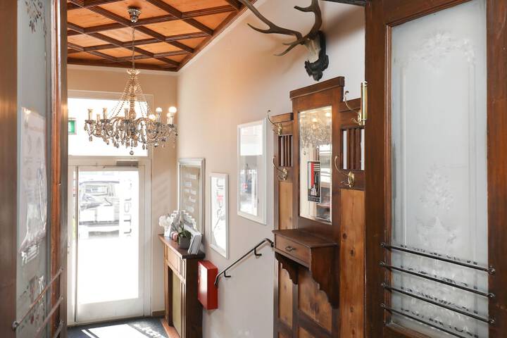 Interior entrance