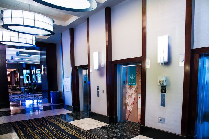 Interior entrance