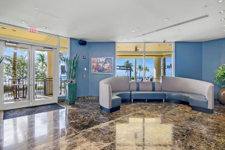 Lobby sitting area