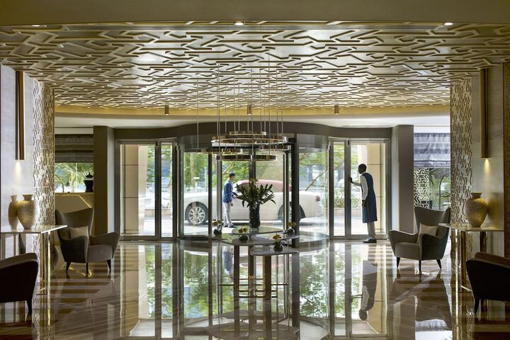 Interior entrance