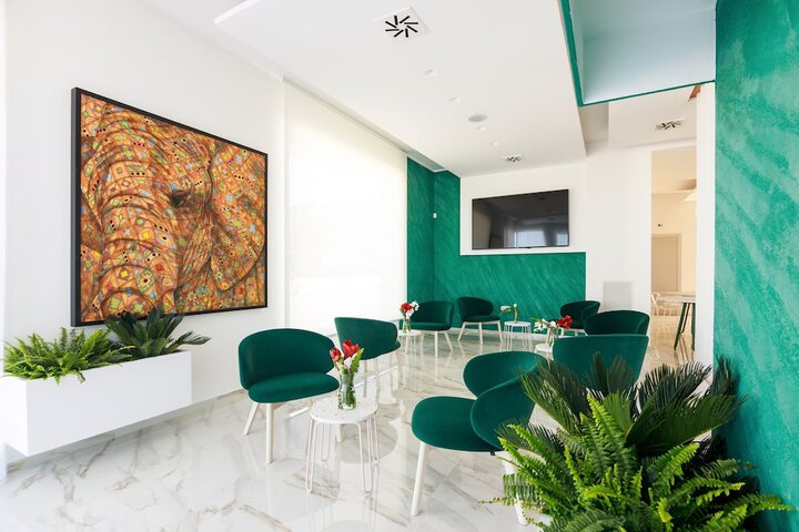 Lobby sitting area