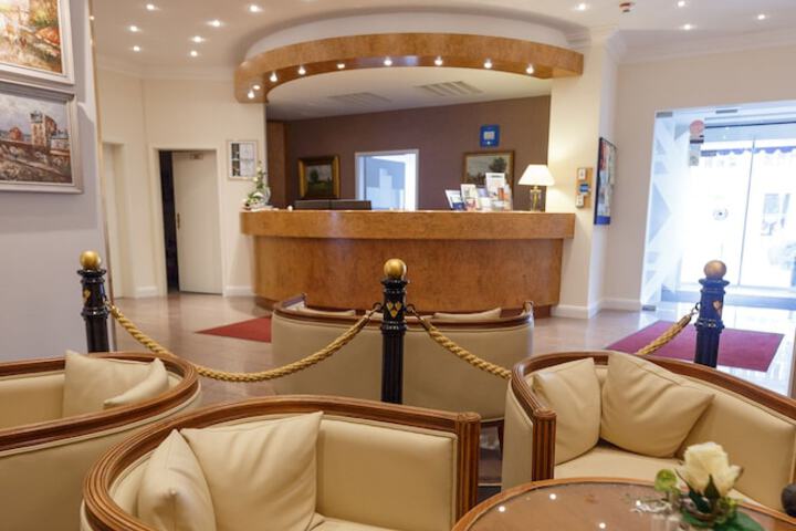 Interior entrance