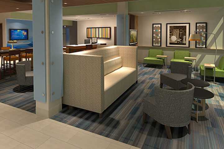 Lobby sitting area