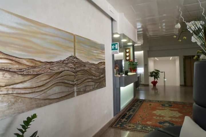 Interior entrance