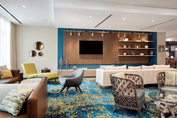 Lobby sitting area