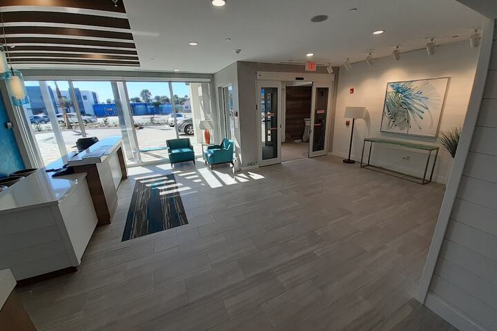 Interior entrance
