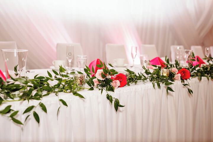 Indoor wedding