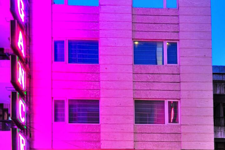 Front of property - evening/night