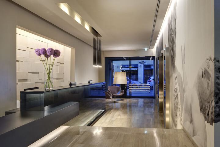 Interior entrance
