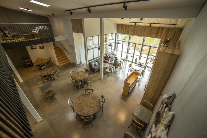 Interior entrance