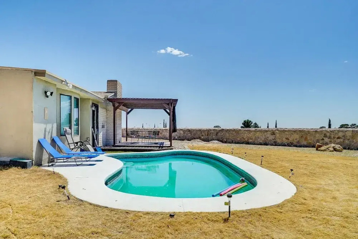 Exterior of Spacious El Paso Home w / Seasonal Pool!
