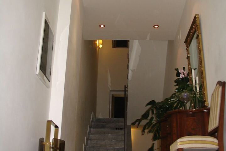 Interior entrance