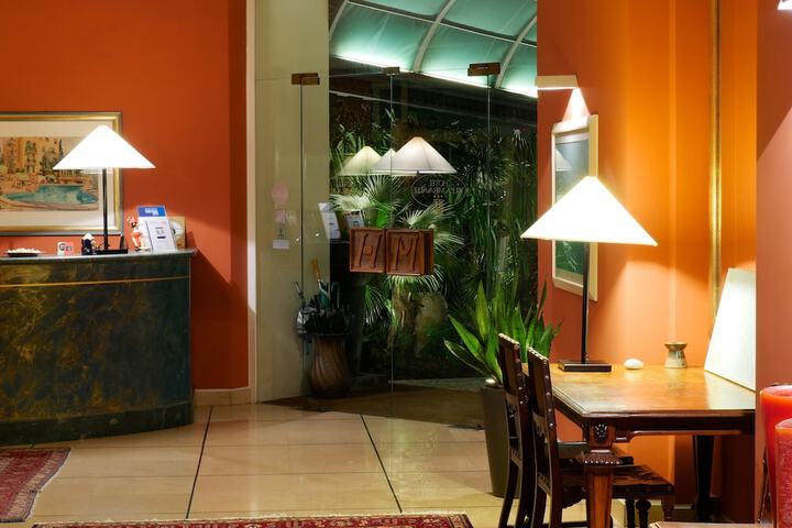 Interior entrance
