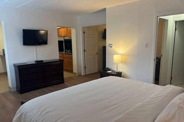 1 King Bed Mobility Accessible Roll in Shower