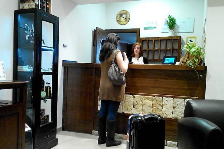 Interior entrance