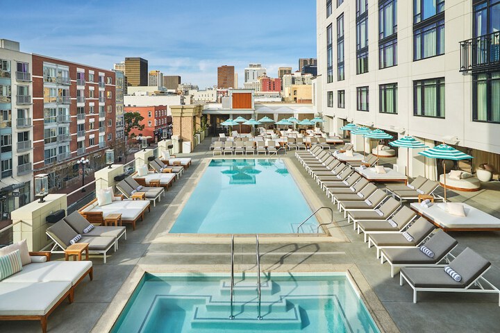 Rooftop pool